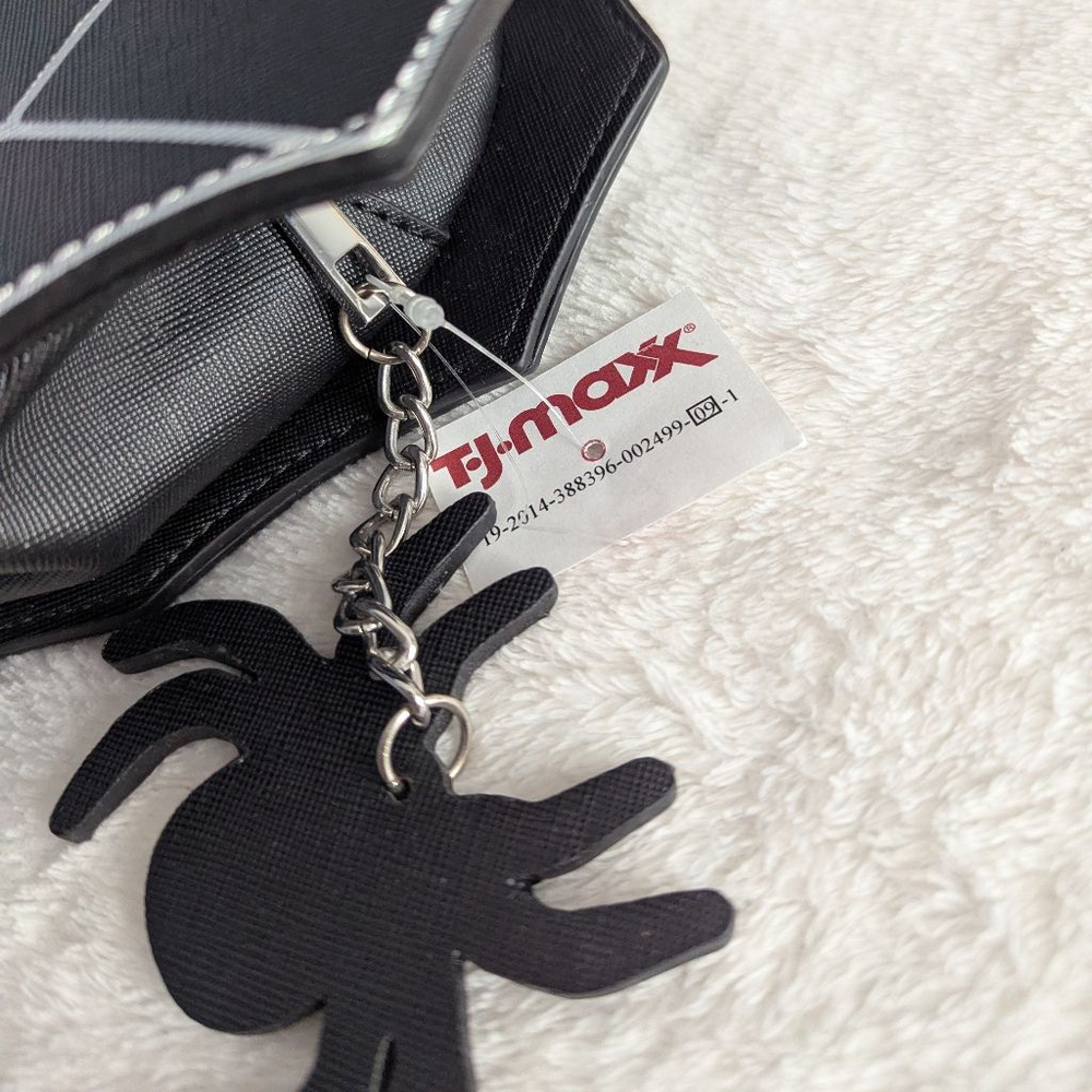 Mad Engine Small Black Spiderweb Backpack - New N… - image 5